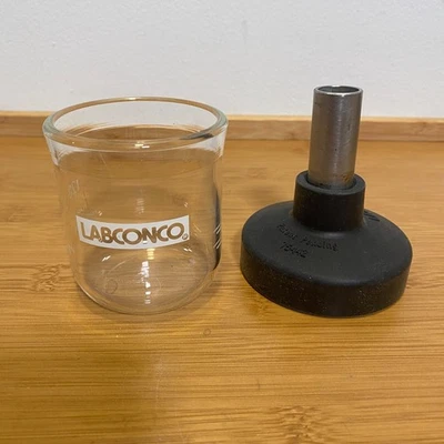 Frasco filtrante Labconco 120 ml con tapón y tubo de acero inoxidable - Patente 75442 Foto 1 de 4