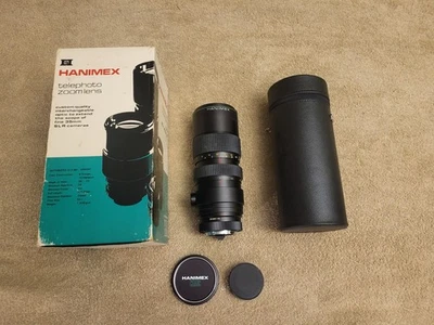 Hanimex Telephoto Automatic Zoom Lens f3.5 / 80-200mm For Konica 35mm SLR  - Image 1 of 4