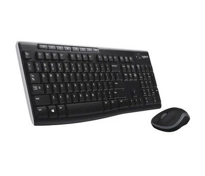 Logitech MK270 Kabellose Tastatur und Maus für Bildungseinrichtungen in Schwarz - Bild 1 von 3