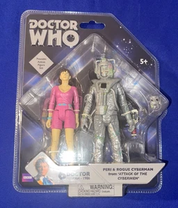 NIB vintage 1996 Doctor Who BBC Peri & Sharaz Jek ACTION FIGURE 5th Underground - Picture 1 of 2
