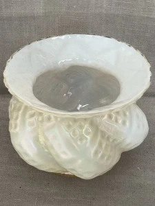 Kralik or Similar Art Nouveau 1900's Iridescent Mother-of-Pearl Glass Bowl Vase - Picture 1 of 9
