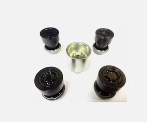 New Genuine Range Rover Land Rover Gloss Black Locking Wheel Nuts Velar Evoque - Picture 1 of 7