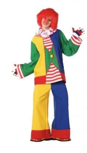 Clown Clownin Harlekin Kostüm Zirkus Frack Kleid Weste Mantel Jacke Damen Melone - Bild 1 von 2