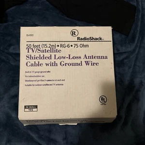 NIB 50 Foot Dual-Shielded Coaxial Cable for indoor/outdoor use RadioShack!!! - Picture 1 of 5