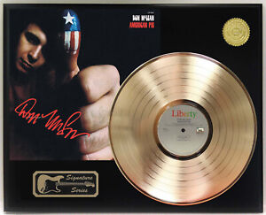 Don McLean American Pie LP Record Signature Display