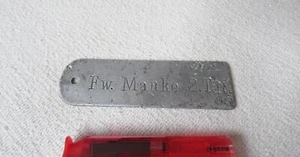 Rucksack Marke Erprobungsstelle der Luftwaffe Rechlin FW. MANKE 2. Tech. Kp. - Bild 1 von 3