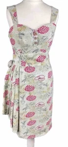 BNWT JOE BROWNS LINEN DRESS SUMMER FLORAL SIZE uk 8 MULTICOLOURED HOLIDAY VGC ## - Picture 1 of 10