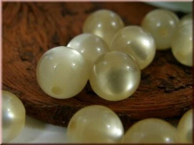  10 Stk. Polarisperlen rund 10mm glänzend apricot A250-O - Bild 1 von 2