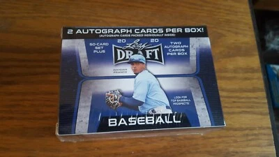 2020 Leaf Draft Blue Blaster box 2 autos per box - Image 1 of 2