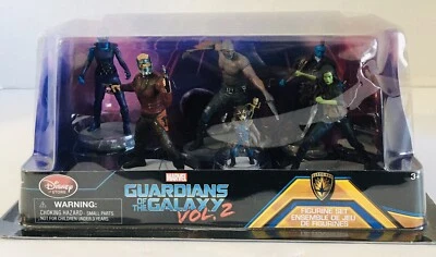 Juego de seis estatuillas de Guardianes de la Galaxia Vol 2 de Marvel Store Disney Store Foto 1 de 4