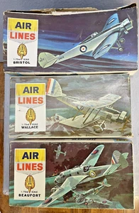Vintage Air Lines 1/72 Scale Model Lot Bristol-Bristol Beaufort-Westland Wallace - Bild 1 von 16