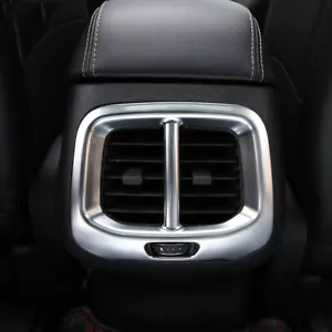 Chrome Armrest Box Rear Air Vent Outlet Cover For Jeep Grand Cherokee KL 2014-21 - Picture 1 of 6