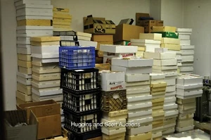 MLB Baseball 1000+ card Estate sale storage unit lot in 2 new 550 ct BCW boxes - Picture 1 of 2