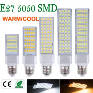 E27 5050 SMD Spotlight 5W 7W 9W 11W 13W LED Down Corn Light Tube Bulb Lamp Warm - Picture 1 of 15