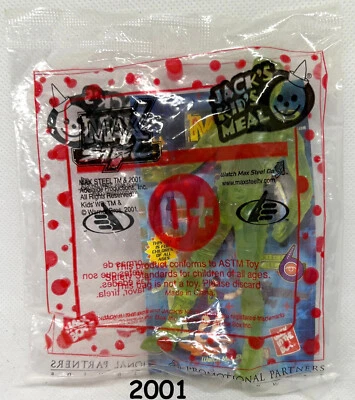 Articulated Stealth Max figure (U3) toy Max Steel Jack in the Box JBX 2001 NIOP - Image 1 of 2