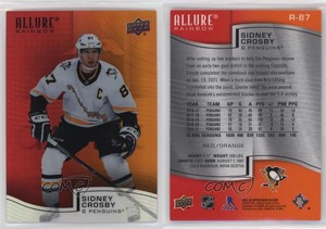 2021-22 Upper Deck Allure Rainbow Red Orange Sidney Crosby #R-87