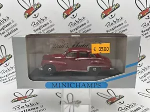 DIE CAST " OPEL KAPITAN 1951-53 DARK RED " MINICHAMPS 1/43 (430 043300) - Foto 1 di 2