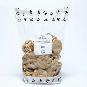 800g Wheat Free Peanut butter paws dog treat biscuits - Picture 1 of 2