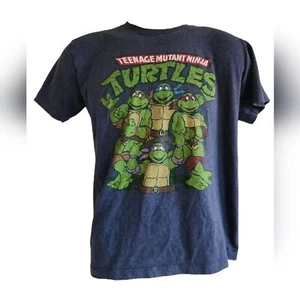 EUC Retro Teenage Mutant Ninja Turtles Blue T Shirt SIZE SMALL - Picture 1 of 2