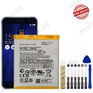 For Asus ZenFone 3 Deluxe ZS570KL Z016D Replacement Battery C11P1511 Tools - Picture 1 of 4