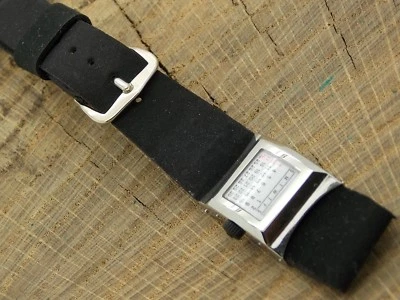 Nuevo de Lote Antiguo Correa de Reloj 16mm Sin Usar Caballeros JB Champion Tono Plata Hebilla Calendario Foto 1 de 4