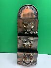 Vintage Owl Wall sculpture letter holder 1976 Nobody's perfect Enesco