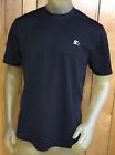 Starter Dry-Star Mens T-Shirt Black Wicking Athletic Short Sleeve Crew Size M  a