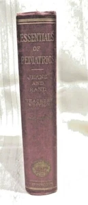 Essential of Pediatrics-Teacher Edition and 3rd Ed. By Lippincott - 1939 Read! - Picture 1 of 12
