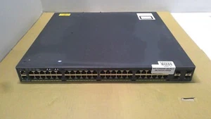 Cisco WS-C2960XR-48LPS-I 48-Port GigE 4x1G SFP PoE+ Switch - Picture 1 of 6