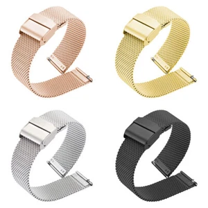 Shark Mesh-Uhrenarmband Aus Edelstahl 12–22 Mm Mesh-Uhrenarmband ▷  ▽ - Picture 1 of 22