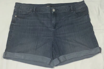 Shorts jeans Simply Vera Vera Wang punho rolante plus size 18 - Imagem 1 de 4
