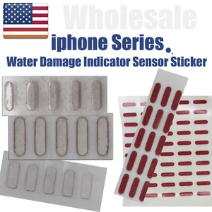 5X - 50X Liquid Water Damage Indicator Sensor Sticker For IPhone XR 11 12 13 14 - Picture 1 of 9