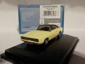 Model Car, Dodge Charger 1968 - Yellow, 1/87 New Oxford 87DC68004 - Picture 1 of 4