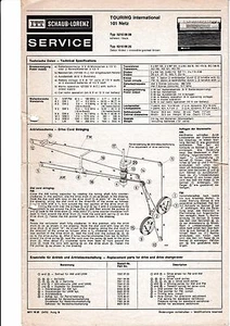 Service Manual-Anleitung für ITT Schaub-Lorenz Touring international 101 Netz - Picture 1 of 1
