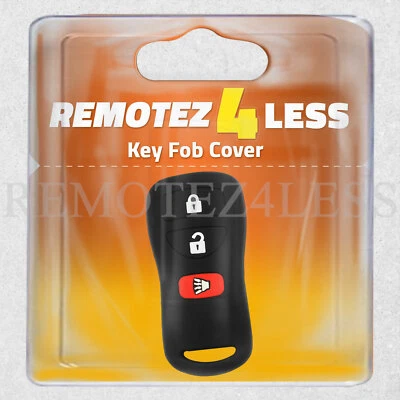 Key Fob Cover For 2002-2018 Nissan Frontier Remote Case Rubber Skin Jacket - Image 1 of 4