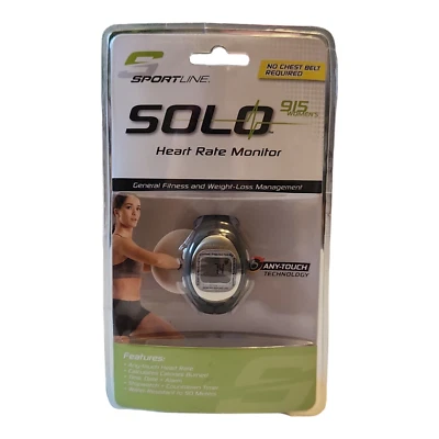 Monitor de ritmo cardíaco Sportline Solo 915 para mujer Foto 1 de 3