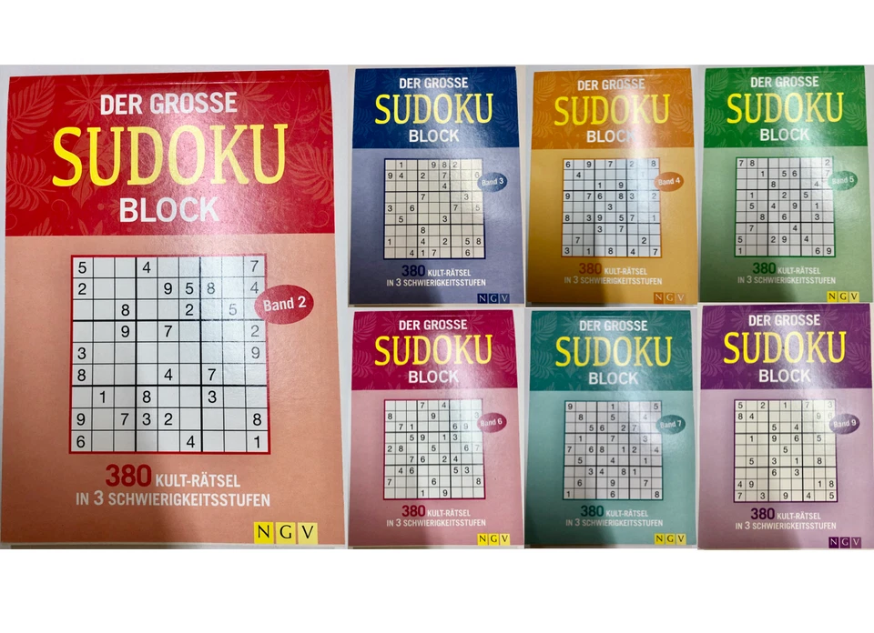 Der Grosse SUDOKU Block : NGV (SUDOKU-Block ) - Bild 1 von 1