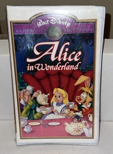 Walt Disney Alice In Wonderland VHS Masterpiece Collection Clamshell New #036 - Imagen 1 de 7