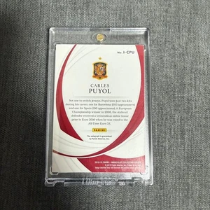 Carles Puyol Autograph Card Spain National Team World Cup Jersey Number 5 - Picture 1 of 7