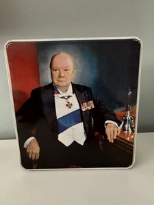 Britischer Premierminister Sir Winston Churchill Keks Keksdose Dose Behälter - Bild 1 von 9