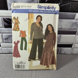 Simplicity Sewing Pattern UNCUT 3699 Women's Tops Dress Skirt Pants Sz 26W - 32W - Picture 1 of 5