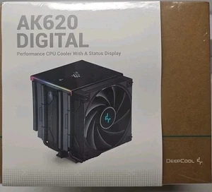DeepCool AK620 DIGITAL Performance CPU Chłodnica powietrza z wyświetlaczem stanu - czarny - Zdjęcie 1 z 2