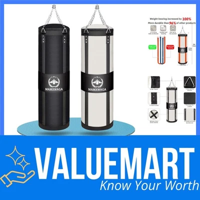 Boxsack Leinwand 120cm Schwerer Professioneller Trainingssack ungefüllt - Bild 1 von 4