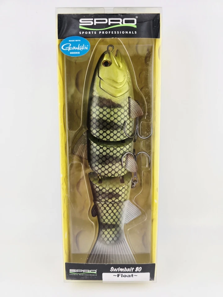 SPRO Swimbait 80 Floater 8 英寸 SSB80Z1FWP Wicked Perch (05)  — 第 1/2 张图片
