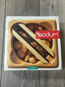 Bodum Nutcracker Wood Nut Bowl Modern Design by F. Digsmed Denmark Holiday - Picture 1 of 6