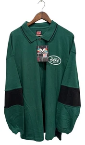 Vintage New York Jets Rugby Shirt Herren XL Grün Mirage NFL Sweatshirt Football - Bild 1 von 8