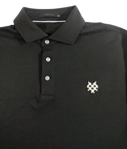 LkNew Greyson Mens Apex GC Limited Golf Polo Shirt XL Rare Black Preppy Tennis - Picture 1 of 4