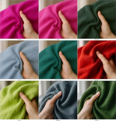 Linen Fabric by the Yard – Ideal for Clothing, Home Décor, Crafts & DIY Projects - Image 1 of 4