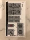 LEGO STICKER SHEET  for 75201 First Order AT-ST, New & Genuine!