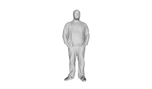 Figura de ropa informal Printle C Homme 062--Hombre para juegos de tren Dioramas - Imagen 1 de 11